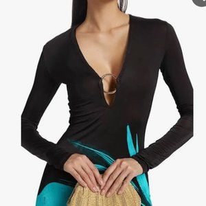 Louisa Ballou Helios floral-print maxi dress Size S